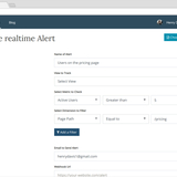 Google Analytics Real-Time alerts